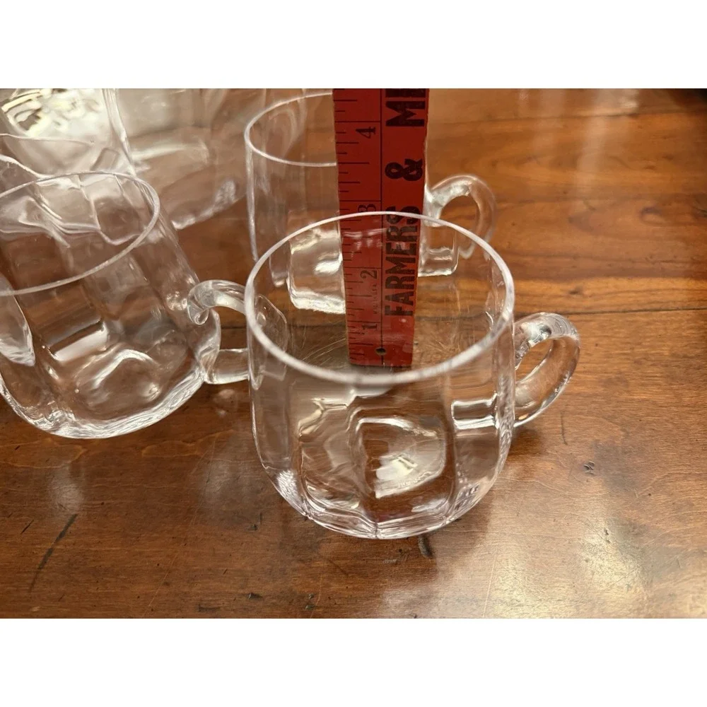 Artland Simplicity Glass Punch‎ Bowl Set - 8 Piece Set: Bowl, Ladle, & 6 Cups